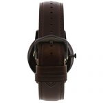 Effortless Style – Fossil Minimalist Watch with Brown Leather Strap