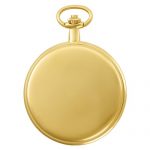 Charles-Hubert, Paris Gold-Plated Quartz Pocket Watch