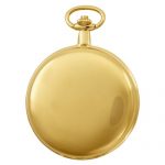 Charles-Hubert, Paris Gold-Plated Quartz Pocket Watch