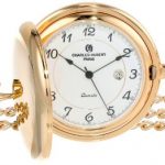 Charles-Hubert, Paris Gold-Plated Quartz Pocket Watch