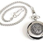 Celtic Pocket Watch Classic Style Shamrock Design Pewter Made in Ireland