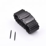 J.VANDER V.2 Milanese 316L Stainless Steel Shark Mesh Dive Watch Band Strap