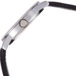 Casio Men's Black Leather Quartz Watch