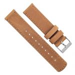 20mm Gingerbread Brown - Barton Quick Release - Top Grain Leather Watch