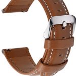 12 Colors for Quick Release Leather Watch Band, Fullmosa Axus Genuine Leather