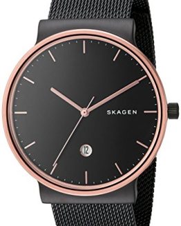 Skagen Men's Ancher Analog-quartz Stainless Steel Mesh Watch