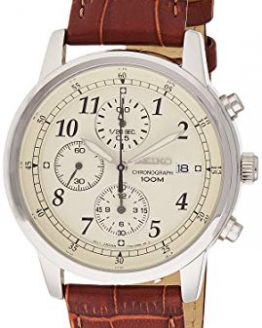 Seiko Men's Classic Stainless Steel Chronograph Watch