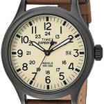 Timex Men's Expedition Scout Brown Leather Strap Watch