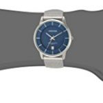 Armitron Men's Date Function Dial Silver-Tone Mesh Bracelet Watch