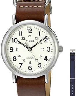 Timex Unisex Weekender Watch With Two Interchangable Bands