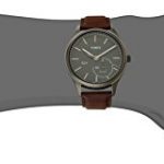 Timex Men's + Move Activity Tracker Brown Leather Strap Smartwatch