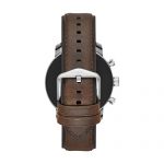 Fossil Men's Gen 4 Explorist HR Heart Rate Stainless Steel and Leather Touchscreen