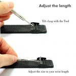 BUREI Black Stainless Mesh Replacement Watch Band 20mm