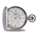 Rapport Oxford Hunter Case Pocket Watch with Date - Silver