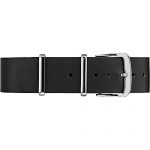 Timex Men's Southview 41mm Black/Silver-Tone Leather Strap Watch