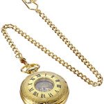 Charles-Hubert, Paris Gold-Plated Mechanical Pocket Watch