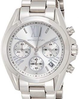 Michael Kors Women's Mini Bradshaw Silver-Tone Watch