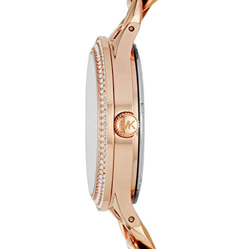 Michael Kors Women'sRose Gold-Tone Watch - Luxury and Budget Watches ...