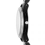 Michael Kors Women Runway Quartz Stainless Steel Black with Black Dial Watch