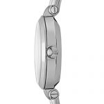 Fossil Women's Mini Georgia Quartz Stainless Steel and Leather Casual Watch