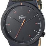 Lacoste Men's Motion Stainless Steel Quartz Watch with Leather Calfskin Strap