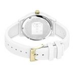 Lacoste TR90 Quartz Watch with Rubber Strap, White