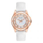 Bulova Women's Stainless Steel Diamond-Accented Quartz Watch