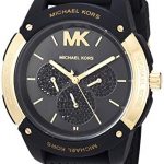 Michael Kors Women's Ryder Stainless Steel Quartz Watch with Rubber Strap