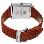 Bruno Magli Women's Valentina Romana Swiss Quartz Tank Shaped Italian Leather
