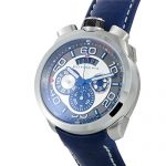 Command Time: BOMBER BOLT-68 Blue Chronograph Swiss Quartz Watch