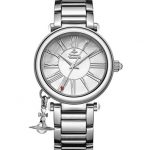 Vivienne Westwood Women's Orb Mother of Pearl Silver Analog Display Swiss Quartz