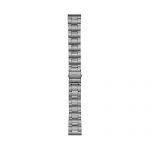 Fossil 22mm Stainless Steel Watch Band, Color: Gunmetal
