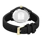 Lacoste TR90 Quartz Watch with Rubber Strap, Black