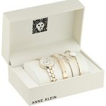 Sparkling Elegance – Anne Klein Swarovski Watch & Bracelet Set for Women