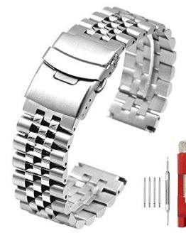 5 Beads Stainless Steel Watch Band