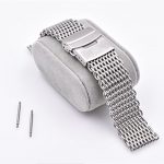 J.VANDER V.2 Milanese 316L Stainless Steel Shark Mesh Dive Watch Band Strap