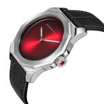 Perry Ellis Mens Watch Decagon Fading Dial 44mm Quartz Luminous Watch