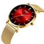 Mens Watch Ultra Thin Wrist Watches for Men Fashion Waterproof Dress