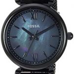 Fossil Women Mini Carlie Quartz Stainless Steel and Mesh Casual Watch Color