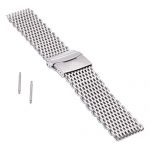 J.VANDER V.2 Milanese 316L Stainless Steel Shark Mesh Dive Watch Band Strap