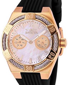 Invicta Women's Bolt Stainless Steel Quartz Watch with Silicone Strap