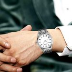 BINLUN Thin Mesh Stainless Steel Watch Bracelets Light Replacement Watch