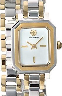 Effortlessly Chic: Tory Burch Robinson Mini Double Wrap Two-Tone Watch in One Size (Model: TBW1507)