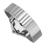 Quick Release Silver Watch Strap 18mm Milanese Mesh Watch Band for Women