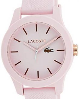 Lacoste Womens Analogue Classic Quartz Watch with Silicone Strap