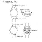 Fossil 22mm Stainless Steel Watch Band, Color: Gunmetal