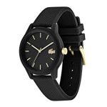 Lacoste TR90 Quartz Watch with Rubber Strap, Black