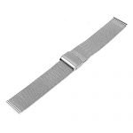 20/22mm Thin Solid Milan Mesh Stainless Steel Strap with Hook Buckle Classic