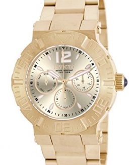 Invicta Angel Multi-Function Champagne Dial Gold-plated Ladies Watch