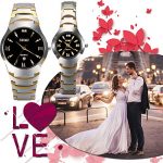 Experience Eternal Elegance with JewelryWe's Couple Watches – Luxury Tungsten Steel Timepieces for Timeless Love 💖⌚
